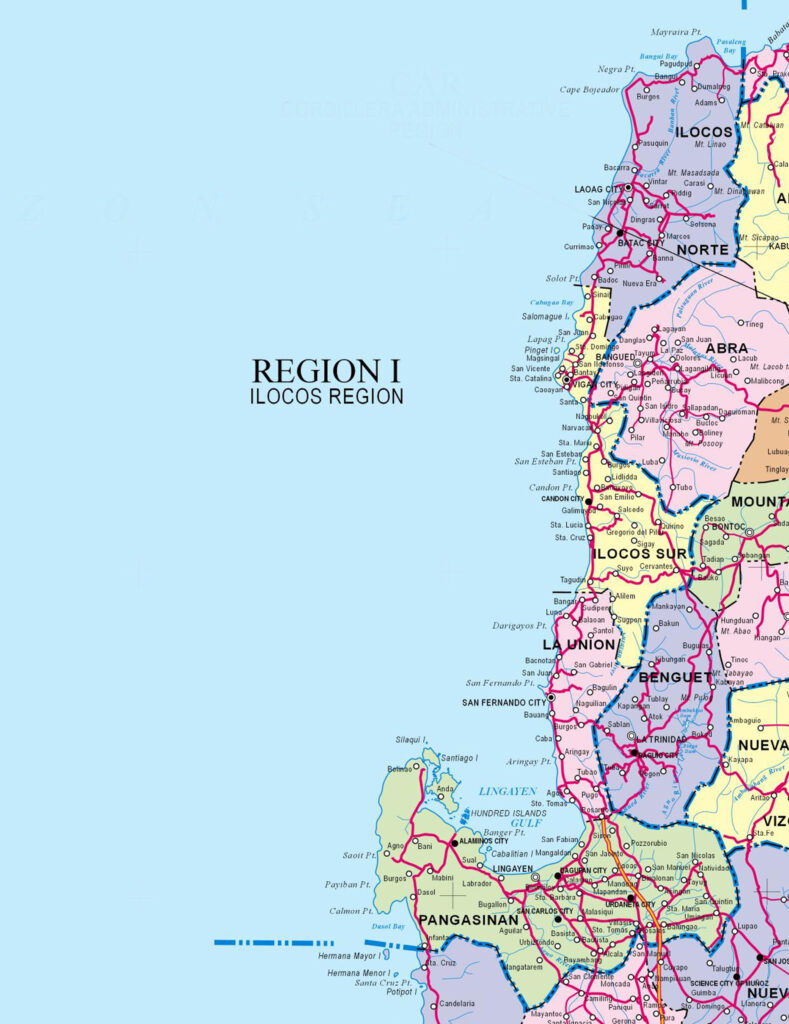 Ilocos Region Map 789x1024 